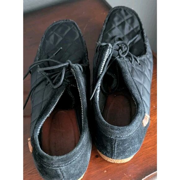 Clarks Shacre II Step Moccasin Boots Men 12 Black Textile 26162714 Shoes Lace Up main image 5